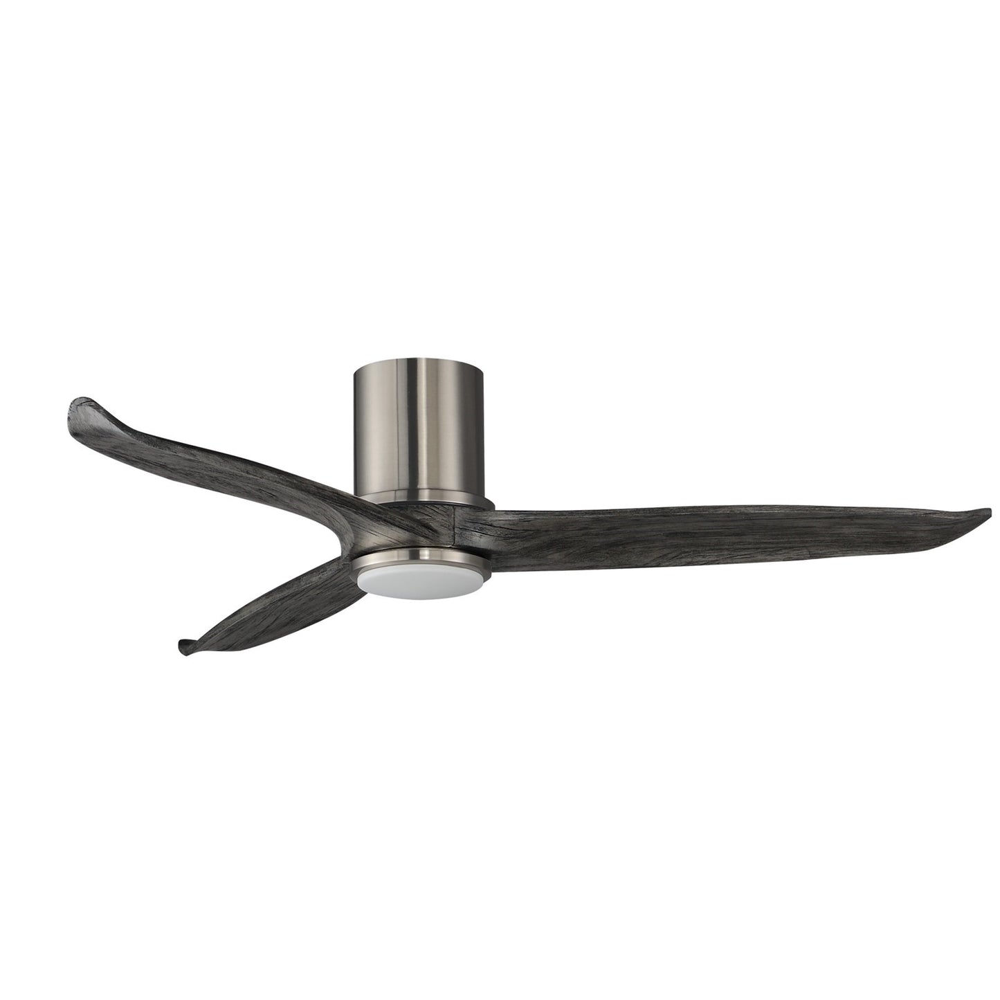 Maxim Lighting Woodwind 1Lt 10.5" Indoor Ceiling Fan, Nickel/White