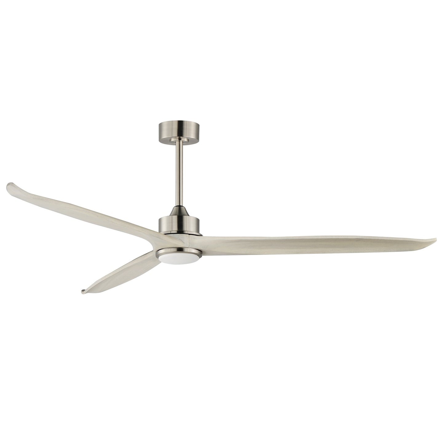 Maxim Lighting Woodwind 1Lt 72" Indoor Ceiling Fan, Nickel/White