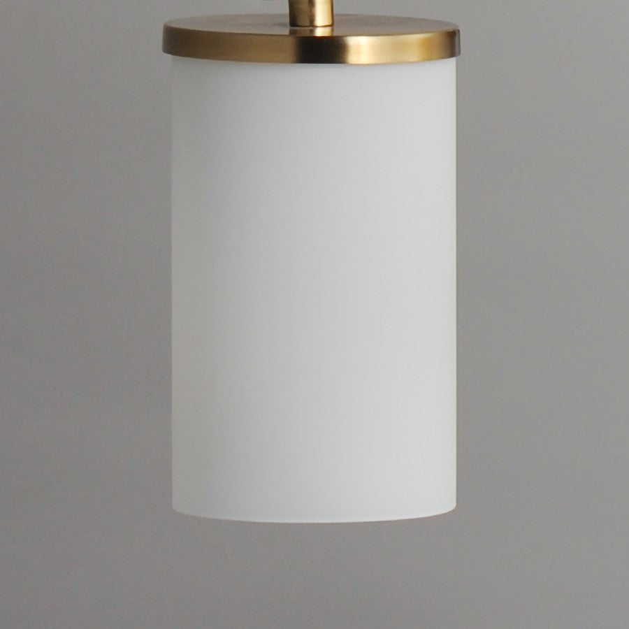 Maxim Lighting Lateral 1Lt 7" Single Pendant, Brass/White