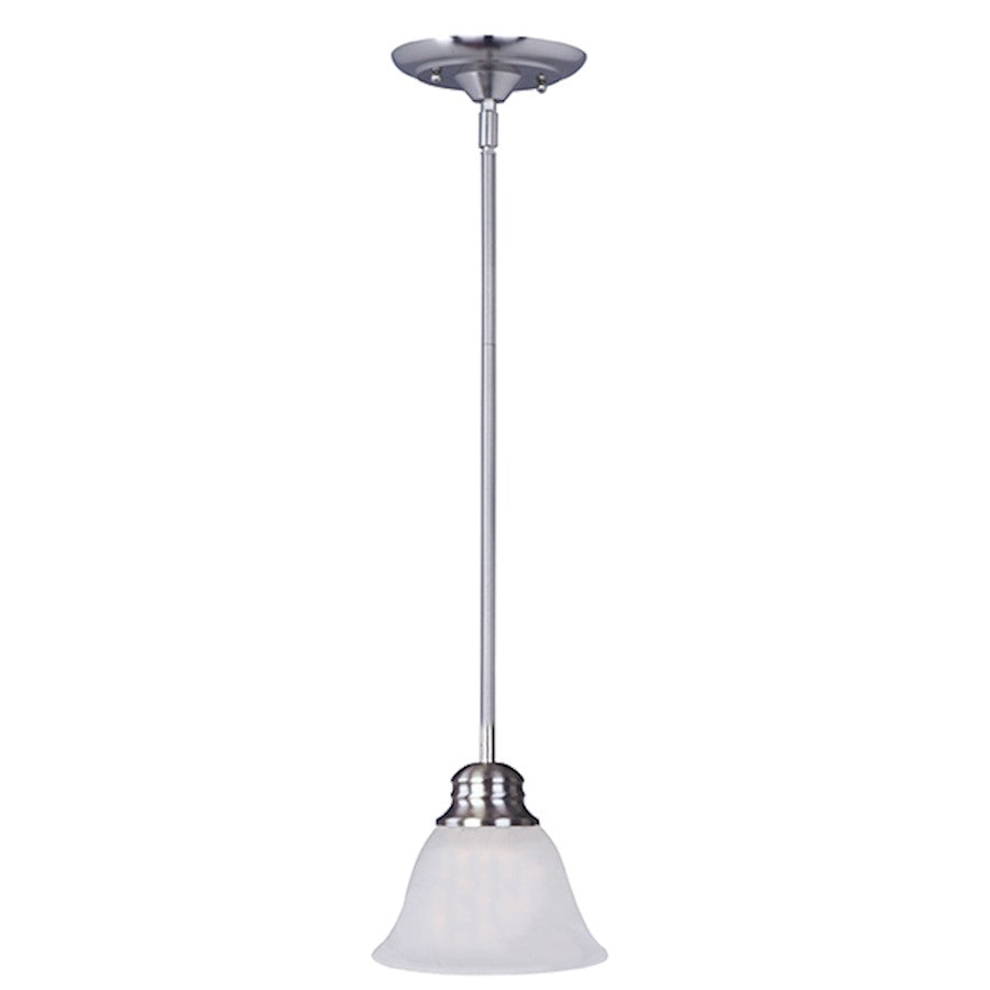 1 Light Mini Pendant, Satin Nickel