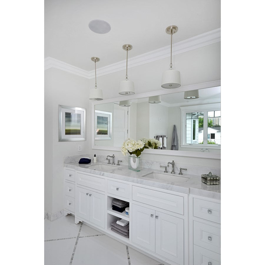 1 Light Mini Pendant, Polished Nickel
