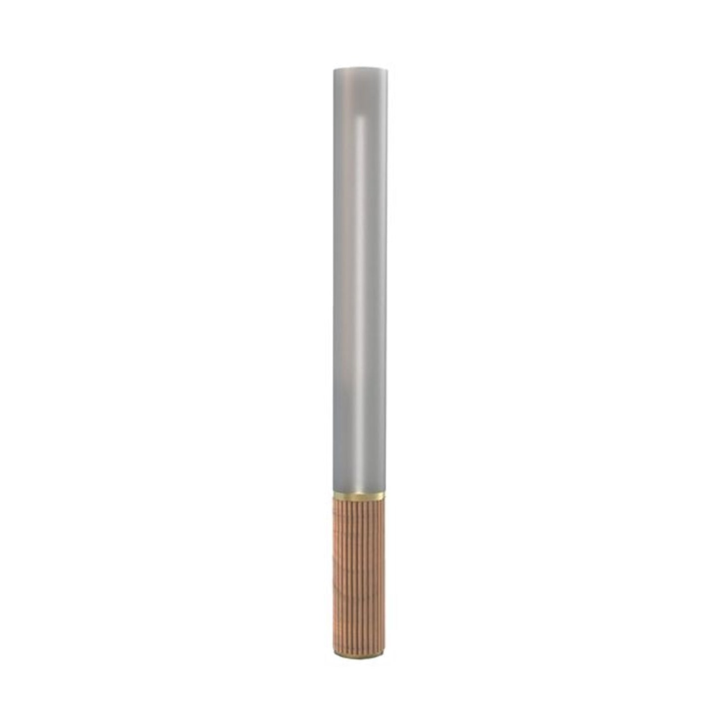 Nova California Tambo Cylindro 60in 1-Light Floor Lamp | Mid-Century Natural Ash and White Acrylic | Living Room & Reading Corner | Model 2710799ASH