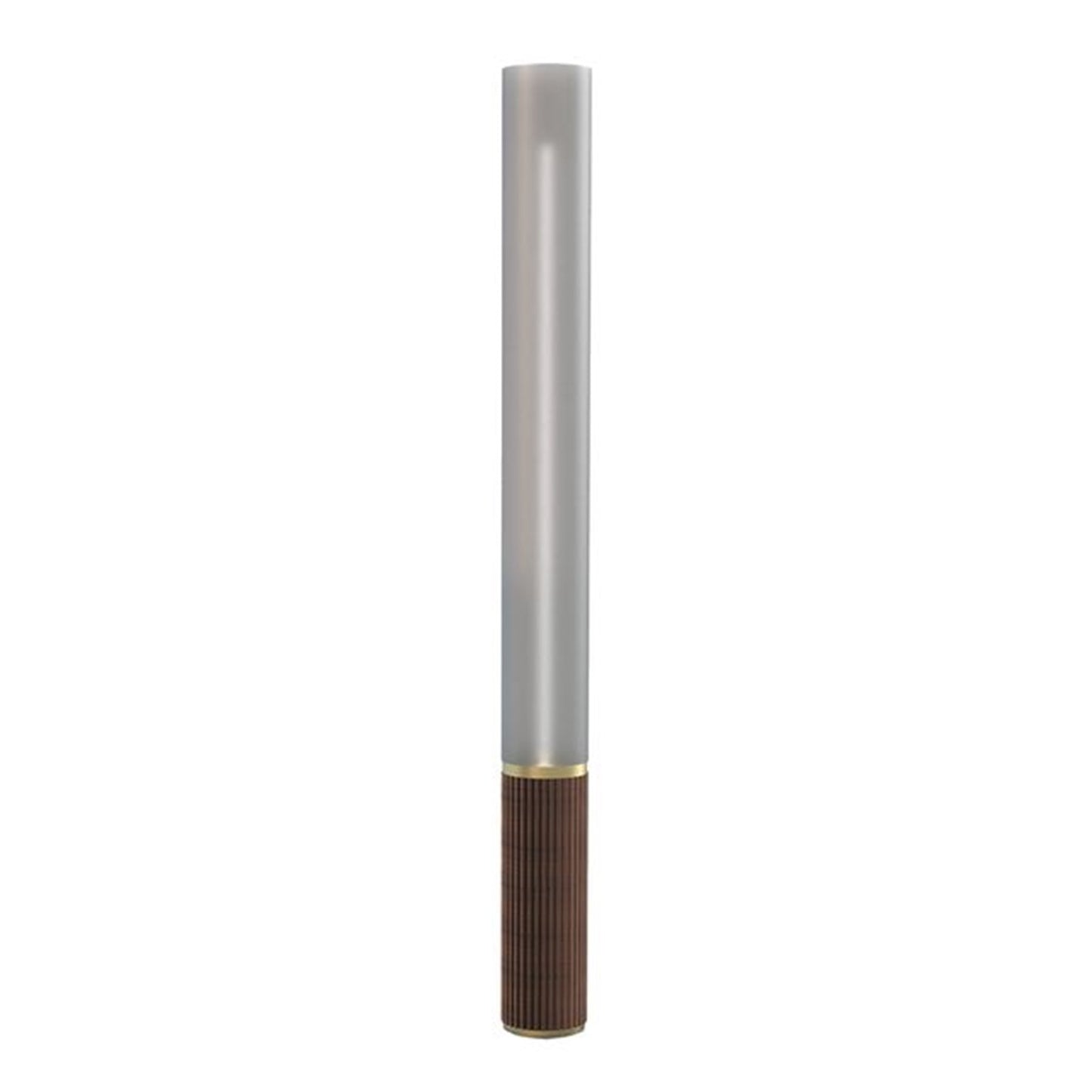 Nova California Tambo 60in Table Lamp | Mid-Century Modern Weathered Brass and Walnut Tambour Wood | Living Room & Reading Nook | Model 2710799WB