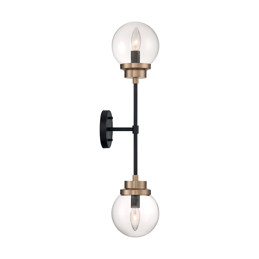 2 Light Wall Sconce