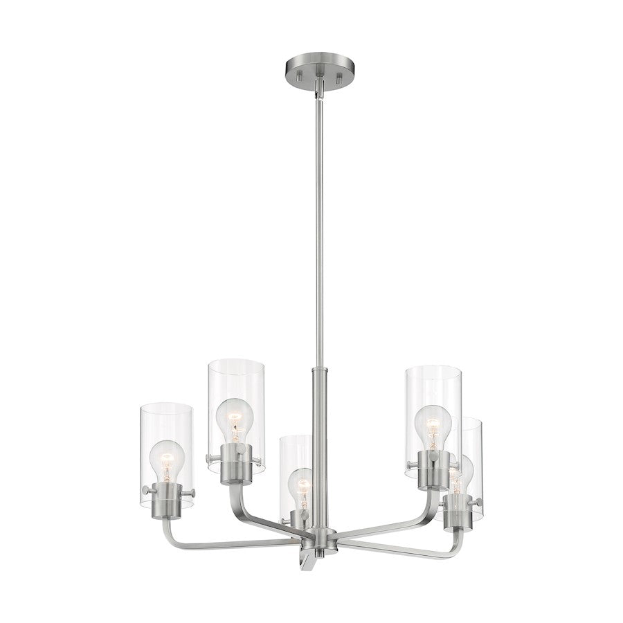 Sommerset Chandelier, Clear Glass