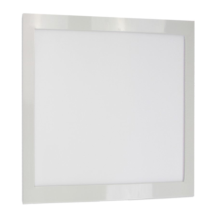 Nuvo Blink V 12in 1-Light LED Flush Mount | Utility White Finish | Bathroom & Hallway Ceiling Light | 1300 Lumens 3000K Dimmable | Model 62-1051