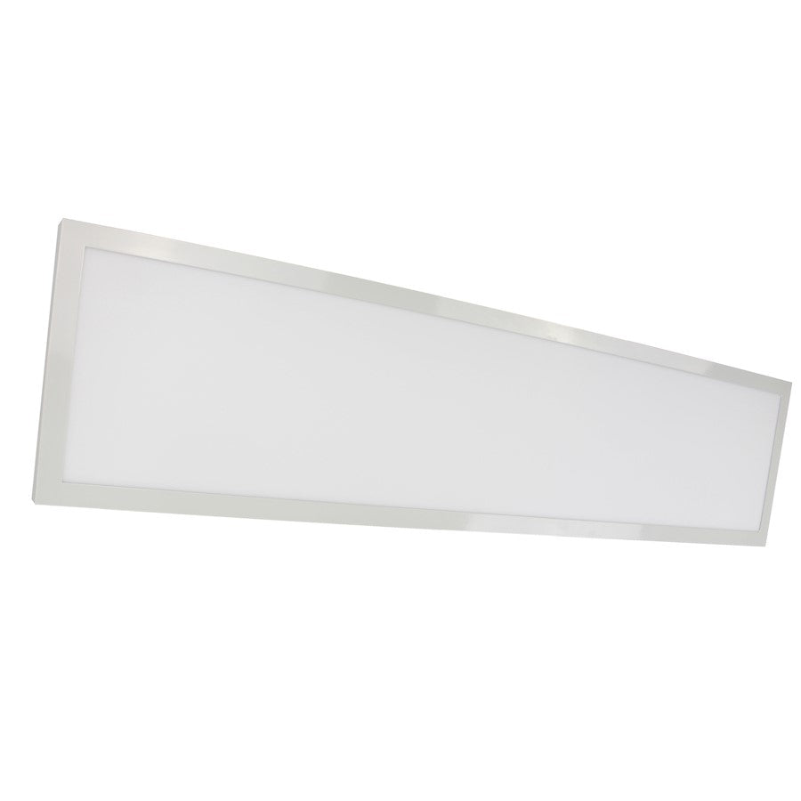 Nuvo Blink 47in 1-Light LED Flush Mount | Utility White Finish | Garage & Utility Room | 4050 Lumens 5000K Dimmable | Model 62-1154