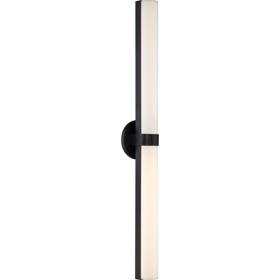 Nuvo Bond 37.375in 2-Light LED Vanity | Industrial Aged Bronze and White Acrylic | Bathroom Vanity | 6 x 37.375 x 4 in | Model 62-744