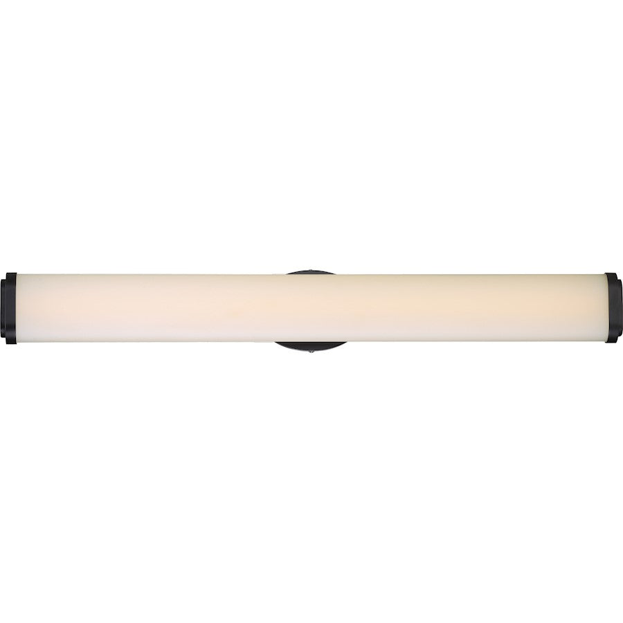Nuvo Lighting Pace 36in 1-Light LED Wall Vanity | Modern Aged Bronze | Bathroom & Powder Room | 36 x 5 x 3 in, 3120 Lumens | Model 62-916