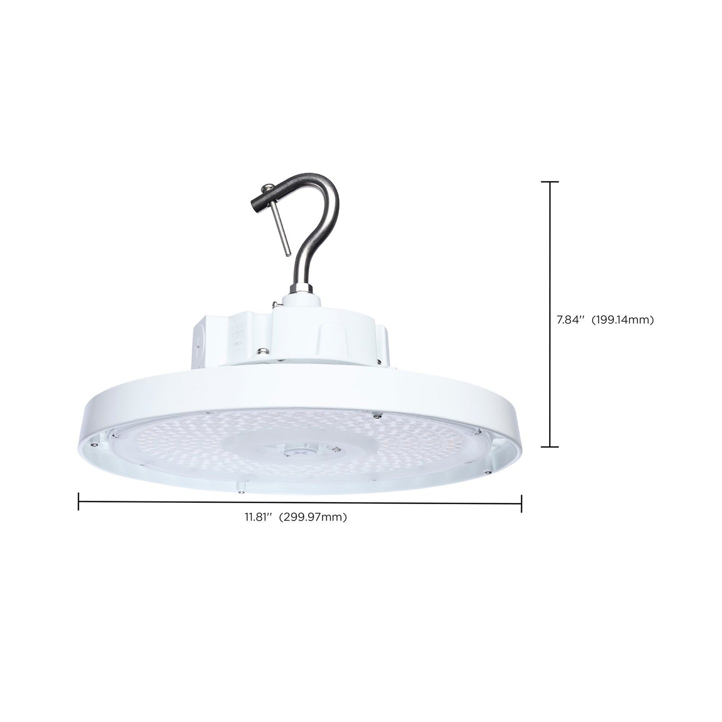 Nuvo 120/100/80W LED UFO High Bay Beam Angle, White 120-347 Volt