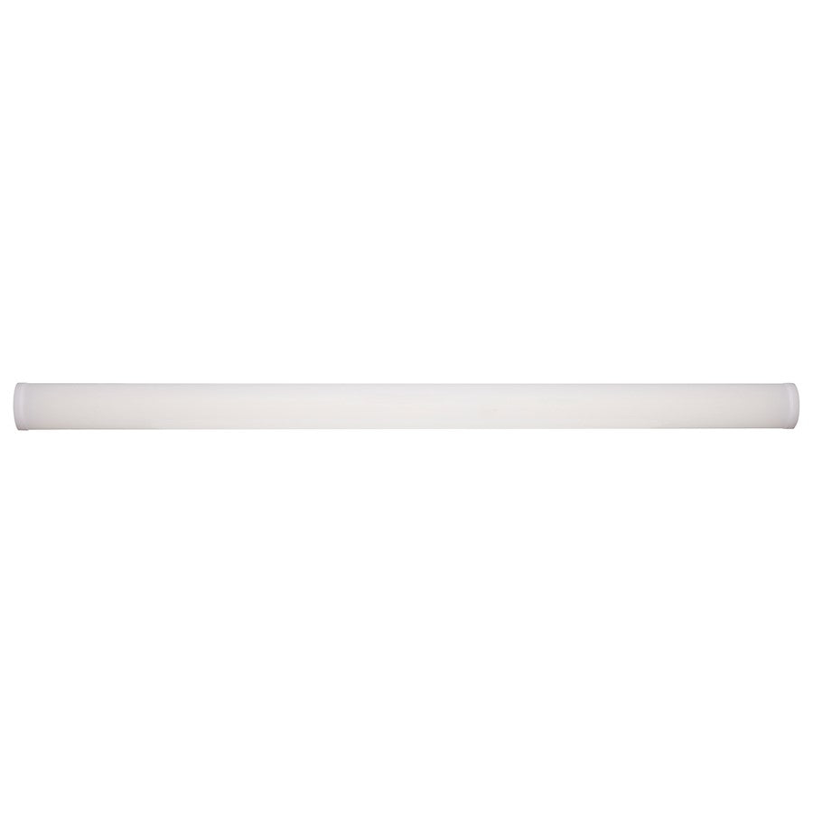 Nuvo Satco 48in 1-Light LED Linear Strip Light | Utility White Finish | Garage & Utility Room | 48 x 2.95 x 3.27 in, 30W/40W/50W | Model 65-1701