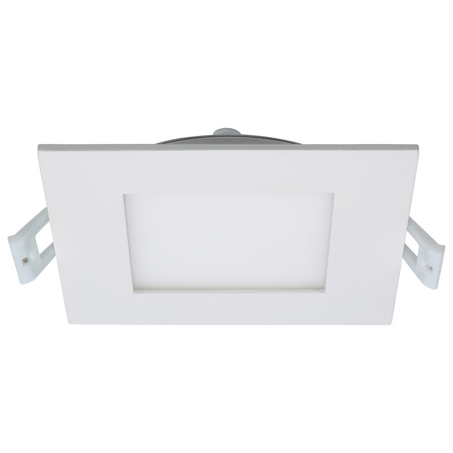 Nuvo Lighting Plus Series 4in Square LED Downlight | Selectable CCT White Utility | Kitchen & Bathroom Recessed Light | 850 Lumens 10W 90 | Model S11829R1