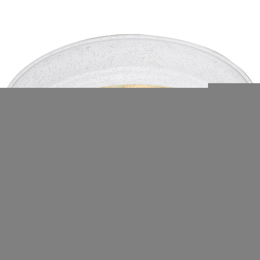 Nuvo 2-Light 13in Flush Mount | Traditional Textured White and Clear Ribbed Glass | Bedroom & Hallway Ceiling Light | 13.25 x 5.5 in | Model SF76-192