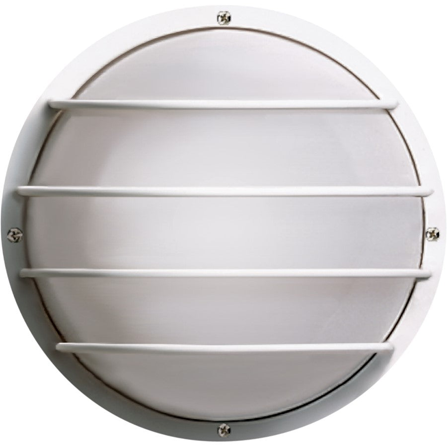 Nuvo SF77-861 1-Light 10in Outdoor Wall Lantern | Traditional White Aluminum Polysynthetic Lens | Covered Patio & Entryway | 10 x 4 in | Model SF77-861