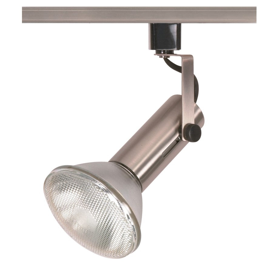 Nuvo Lighting TH324 1-Light Track Head | Transitional Brushed Nickel | Living Room & Kitchen Accent | 2 x 4.75 in, 7in Extension | Model TH324