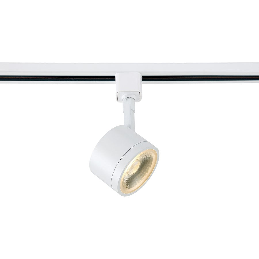 Nuvo Lighting TH403 12W LED Track Head | Contemporary White Finish | Living Room & Kitchen Accent | 820 Lumens 3000K 90 CRI Dimmable | Model TH403