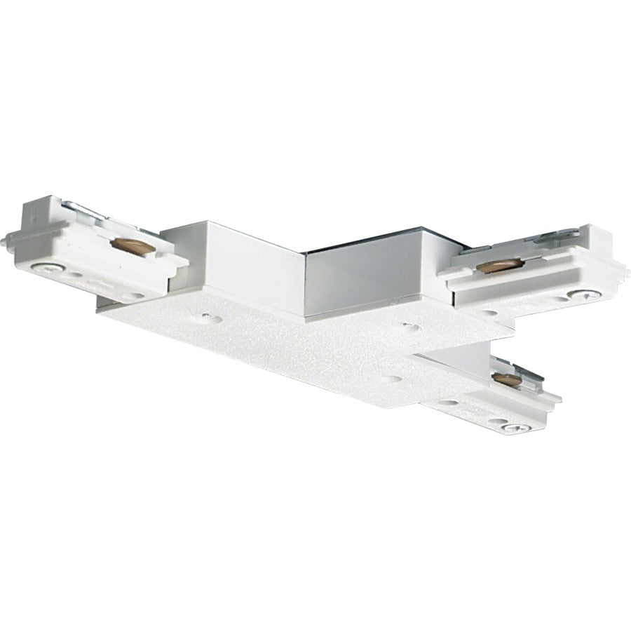 Nuvo Lighting T Connector White | Transitional Track Lighting Accessory | Dry Location Indoor Use | 1.25 x 0.5 in | Model TP148