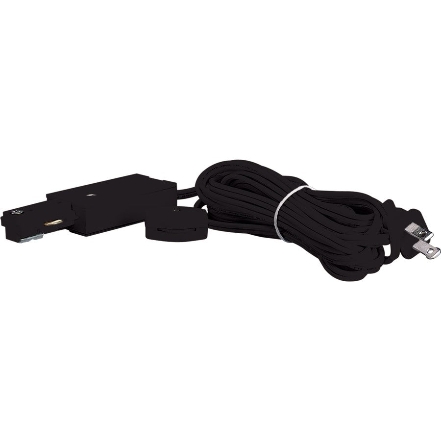 Nuvo Lighting Live End Cord Kit | Transitional Black | Track Lighting Accessory | 0.65 x 1.5 in | Model TP157