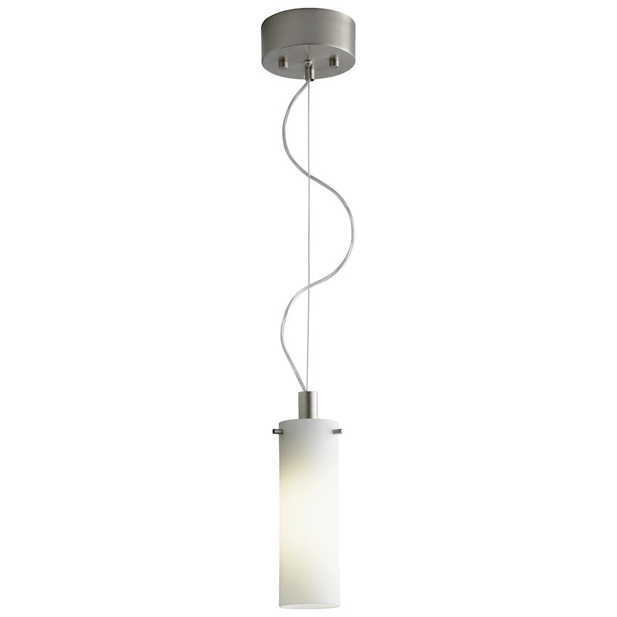 1 Light Pendant, Satin Nickel