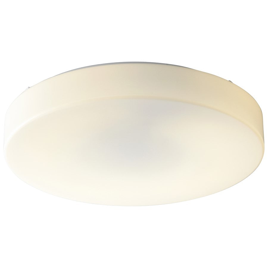 Oxygen Lighting Rhythm Ceiling Mount, White/White