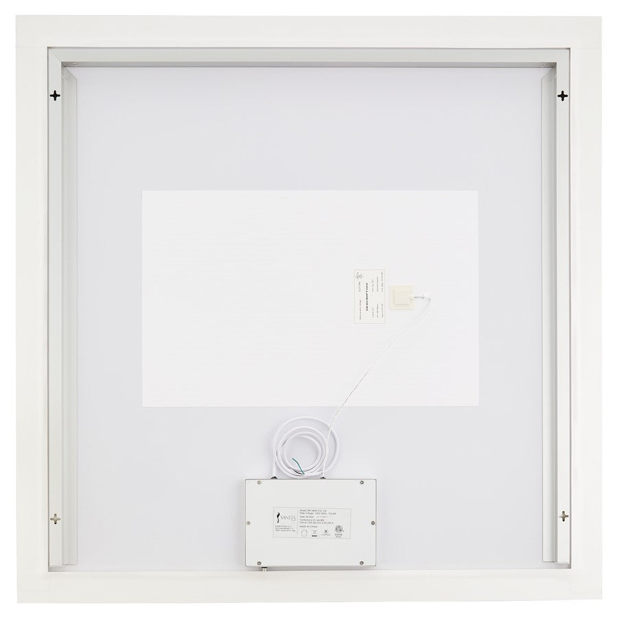 Oxygen Lighting Starlight 48X48 LED Mirror, Black