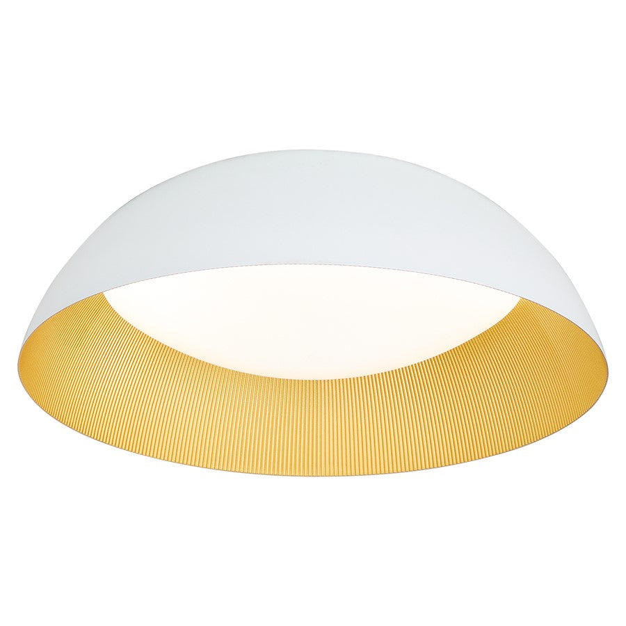 Oxygen Lighting Lucci 18" Ceiling Mount, White/Ib