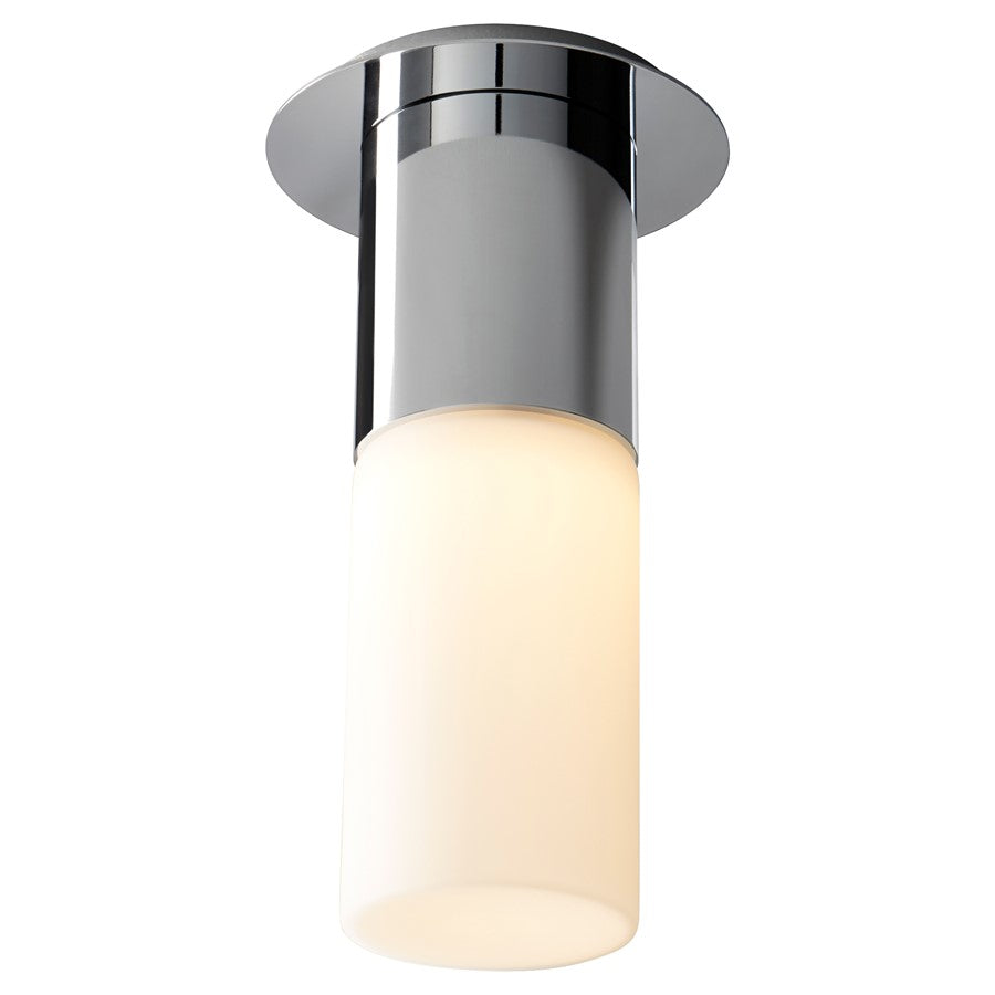 Oxygen Lighting Pilar Lg Glass 4000K Ceiling Mount, Pol Nickel