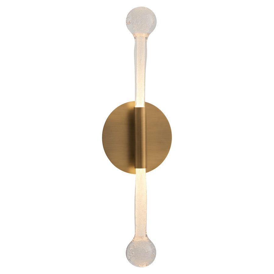 Oxygen Lighting Manhattan 2Lt 5Cct Sconce, Brushed Brass