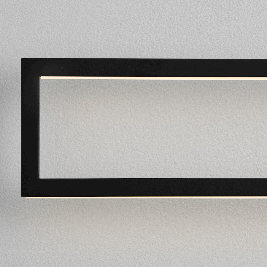 1 Light 36" Bathroom Vanity Light, Black