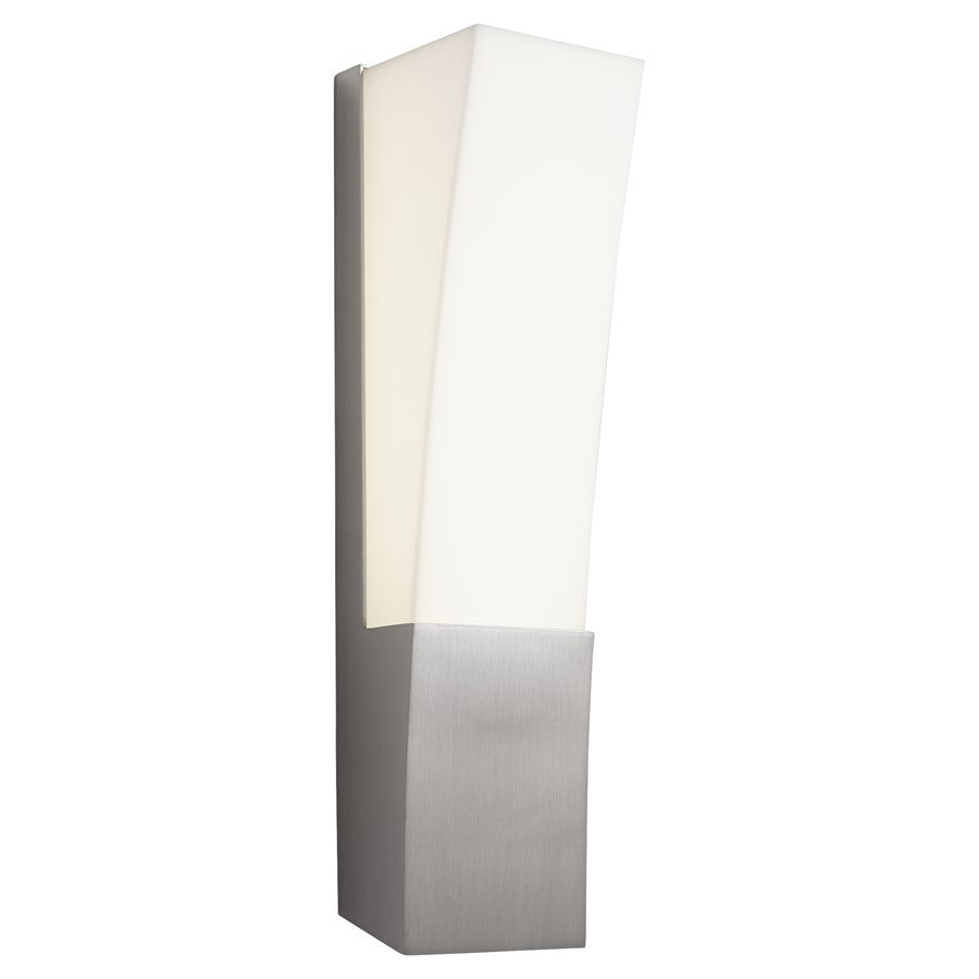 Oxygen Lighting Crescent 120V 2700K Dim Sconce, Satin Nickel