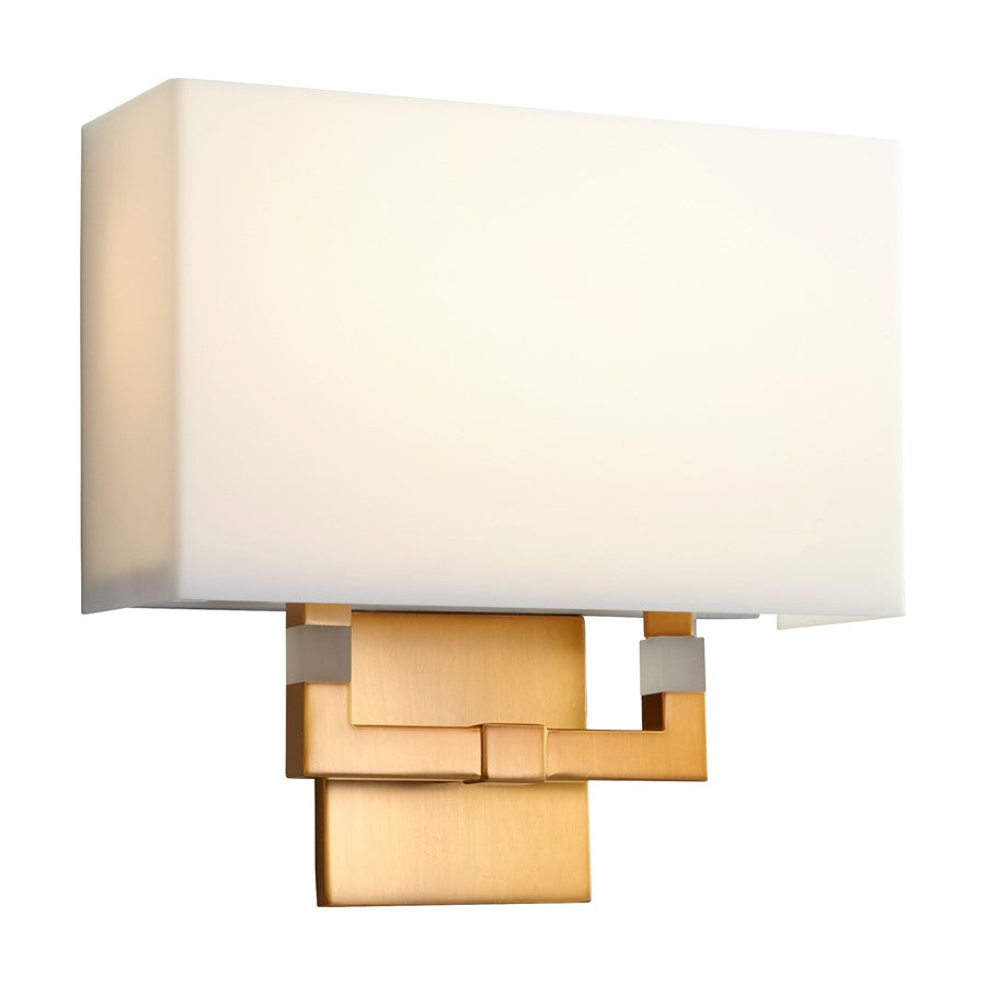 Oxygen Lighting Chameleon 3500K 120V Dim, Aged Brass