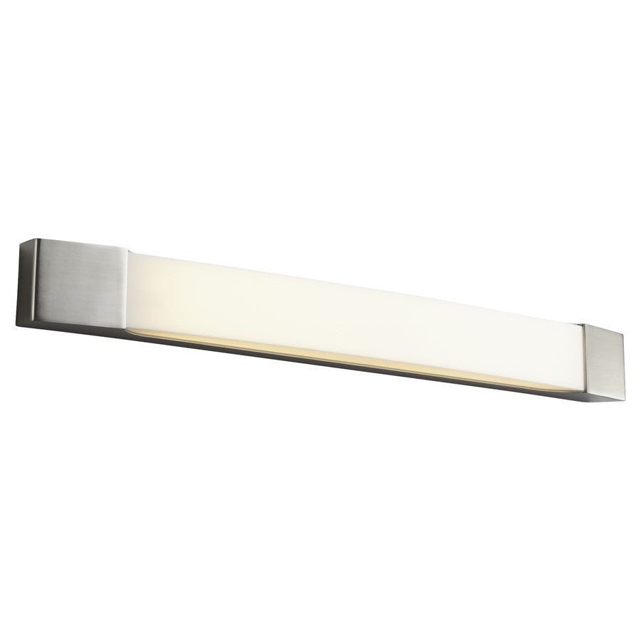Oxygen Lighting Apollo 120V 2700K Dim Vanity, Satin Nickel