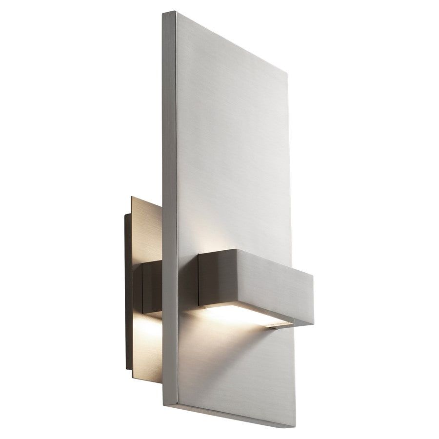 Oxygen Lighting Vela 4000K 120V Sconce, Satin Nickel