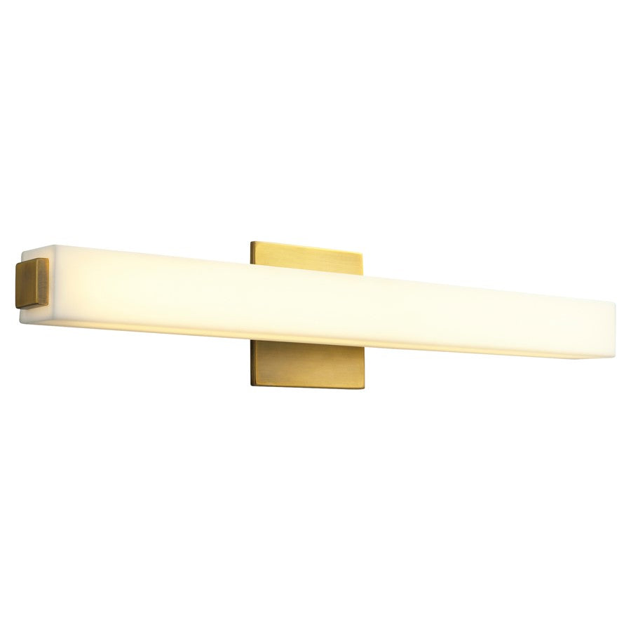 Oxygen Lighting Adelphi 24" 3500K Vanity, Aged Brass