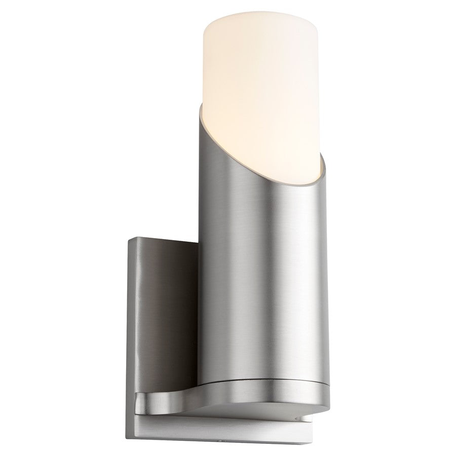 Oxygen Lighting Ellipse 3500K Acrylic Sconce Hdw, Satin Nickel