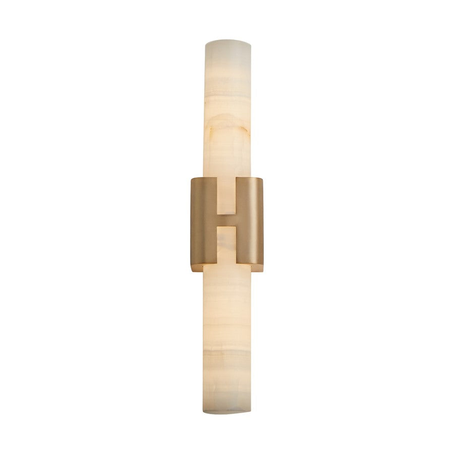Oxygen Lighting Virtue 2Lt Cct Sconce, Aged Brass