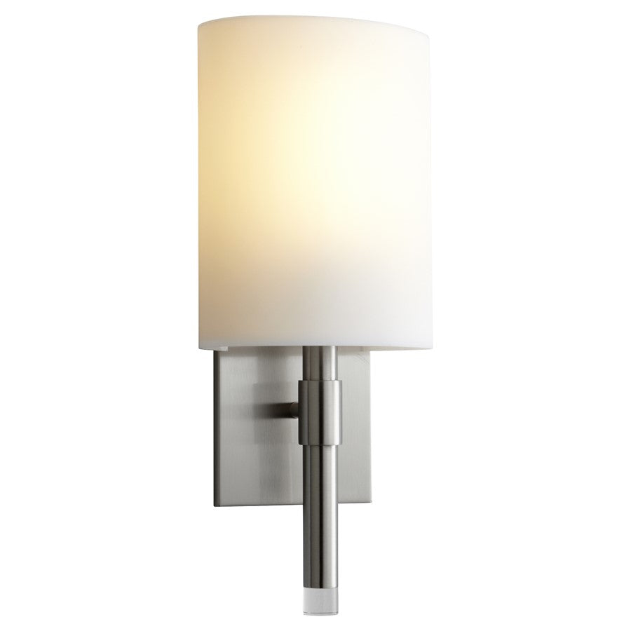 Oxygen Lighting Beacon 2700K 8W 120V Dim Acrylic/Satin Nickel