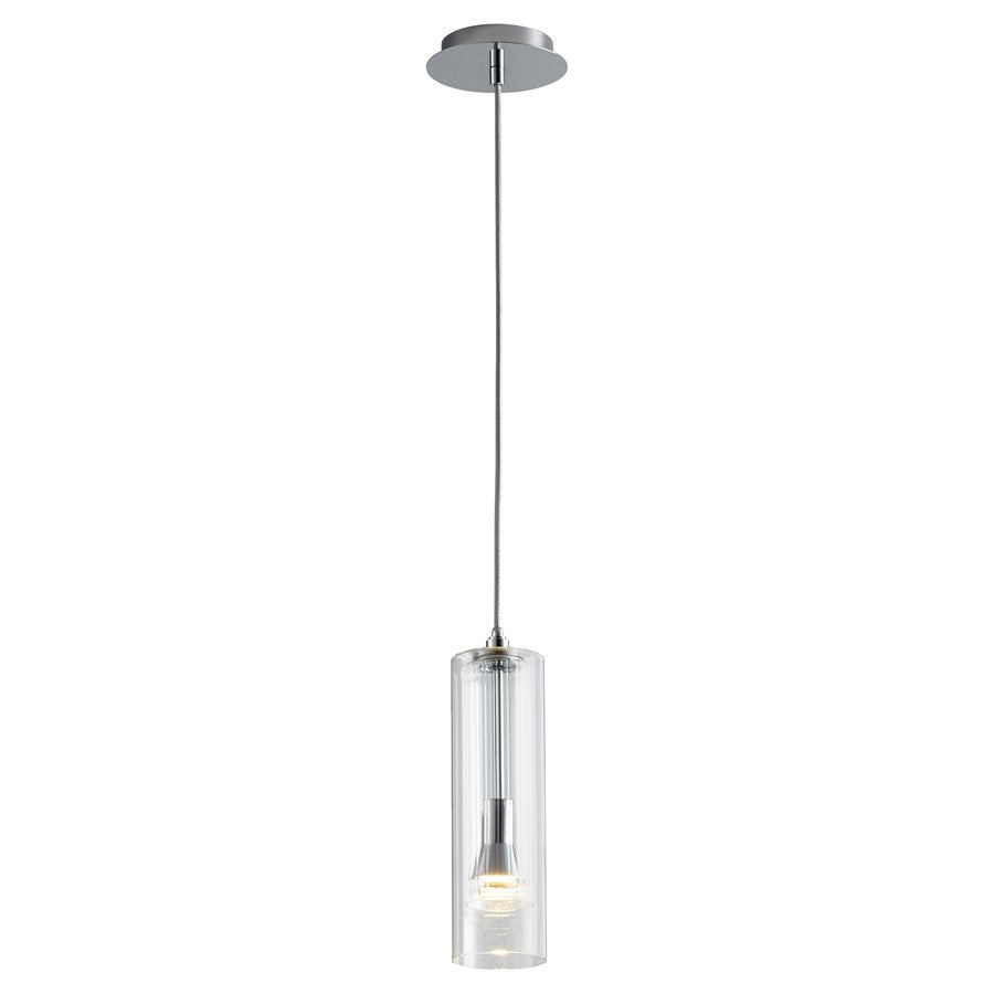 Oxygen Lighting Gratis 4000K Clr/Clr Glass/Polished Chrome