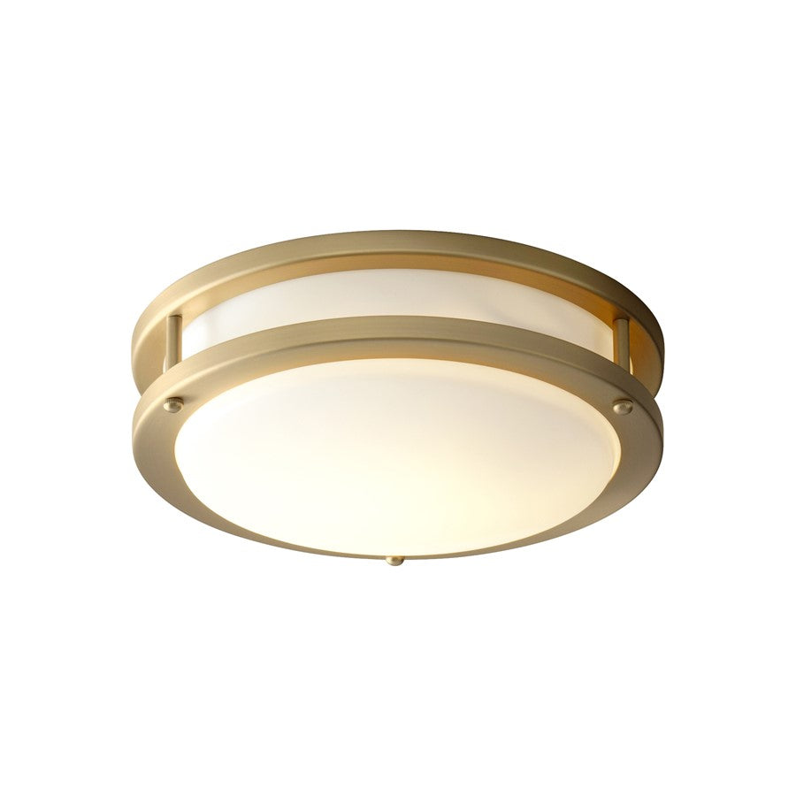 Oxygen Lighting Oracle 618 4000K 120V Dim Ceiling Mount, Aged Brass