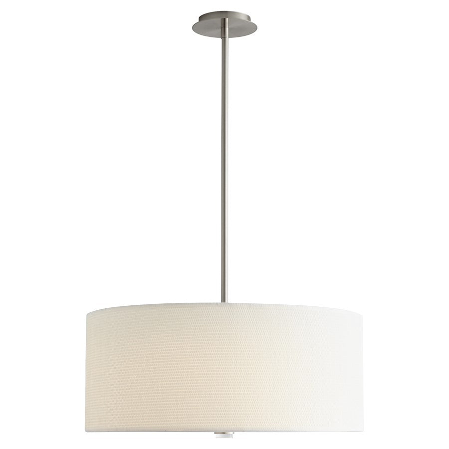 Oxygen Lighting Echo 2700K 24" 120V Dim Pendant, Satin Nickel