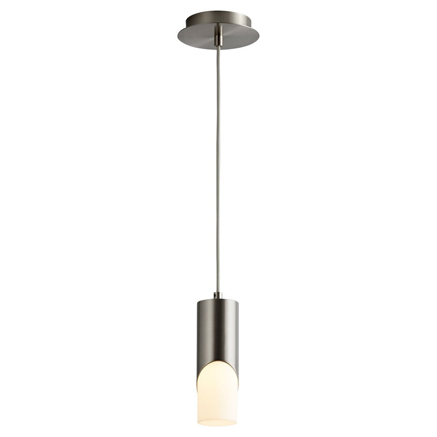 Oxygen Lighting Ellipse 2700K Short Pendant 2.75 Acrylic/Nickel