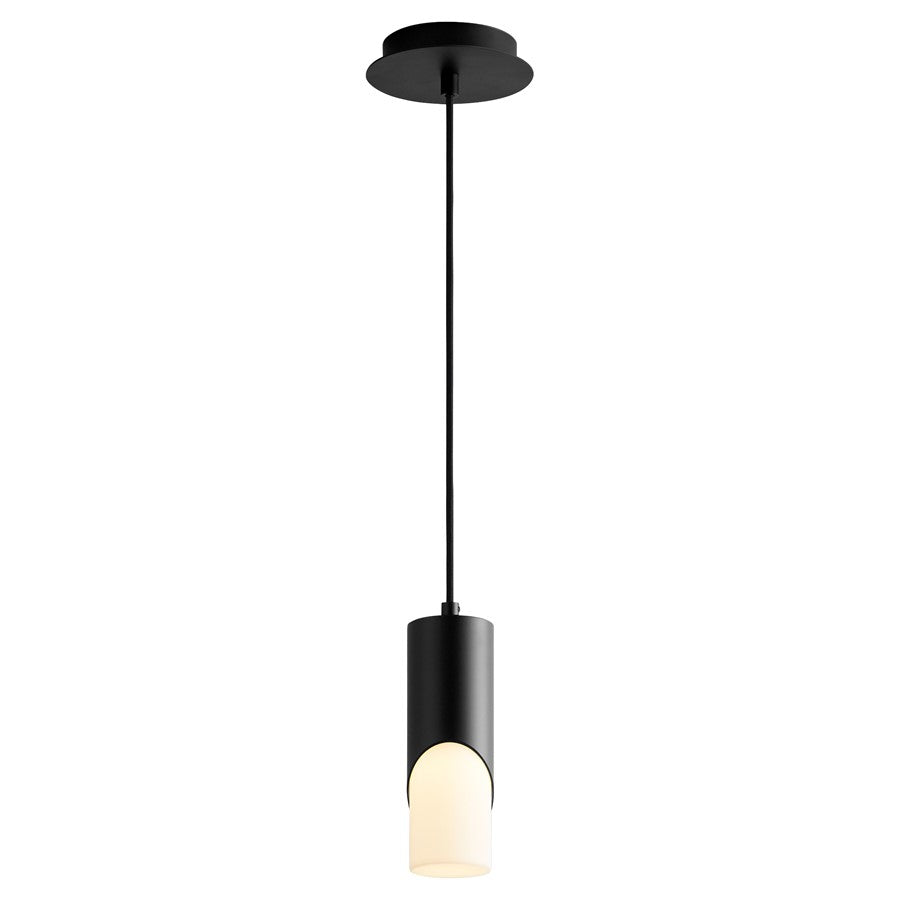 Oxygen Lighting Ellipse 3500K Short Pendant 2.75 Acrylic/Black