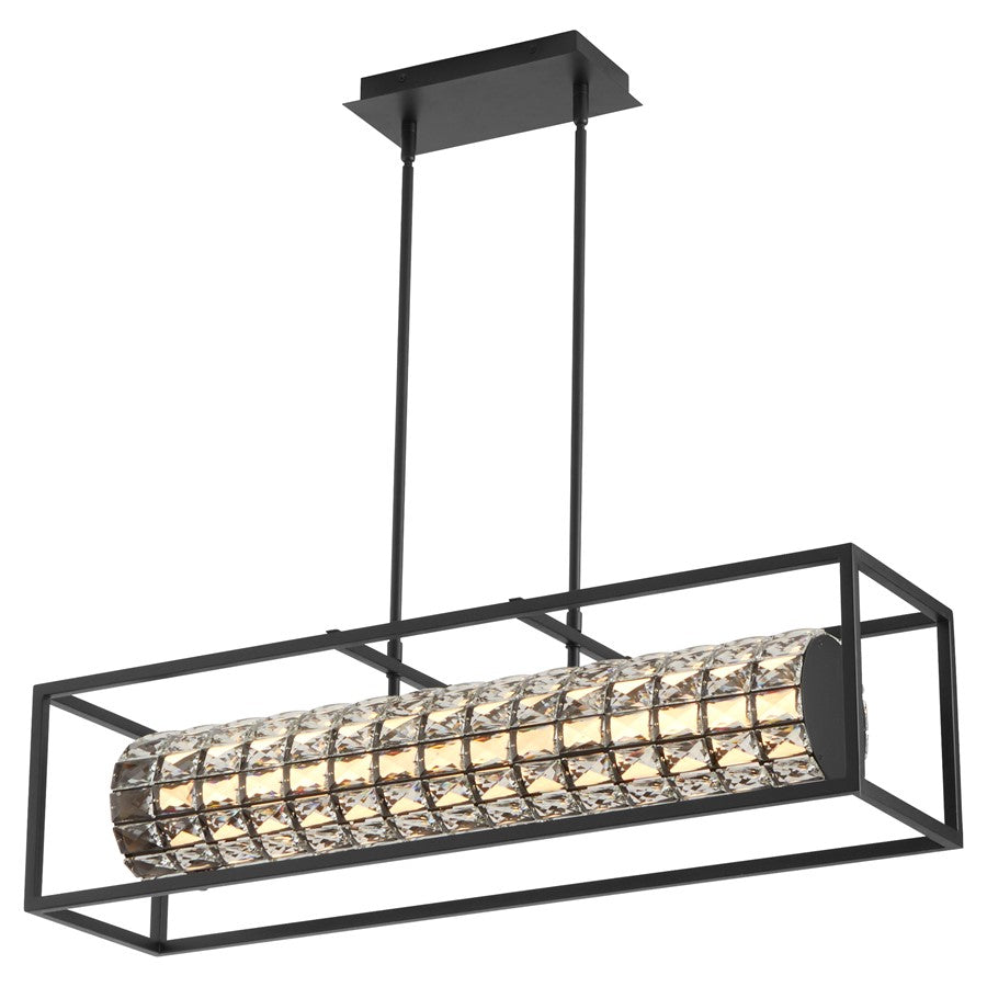 Oxygen Lighting Élan 36" Cct Linear Pendant, Black