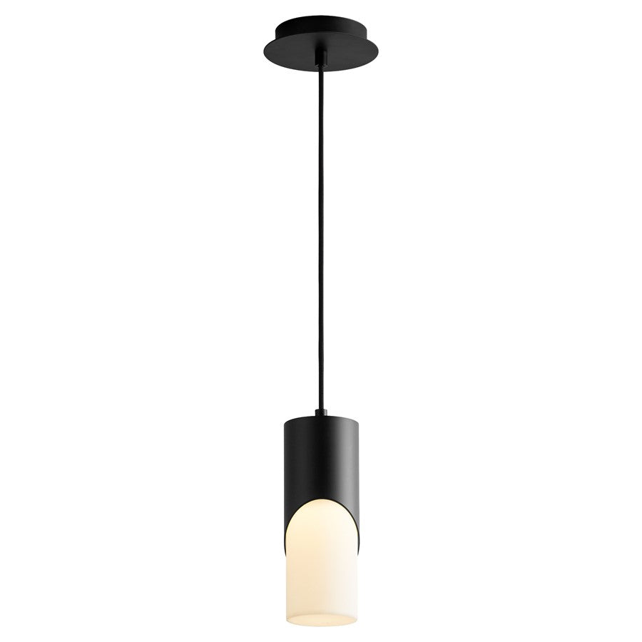 Oxygen Lighting Ellipse 2700K Short Pendant 3.5 Acrylic/Black