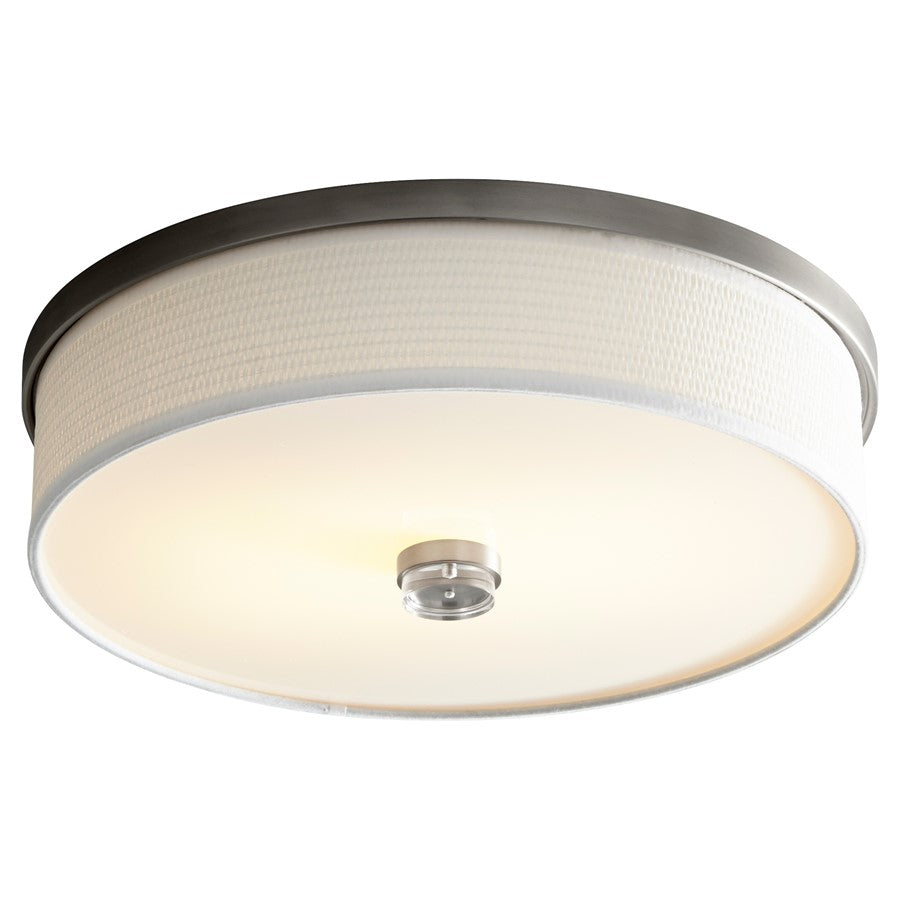Oxygen Lighting Echo 14X4" 120V Ceiling Mount, Satin Nickel