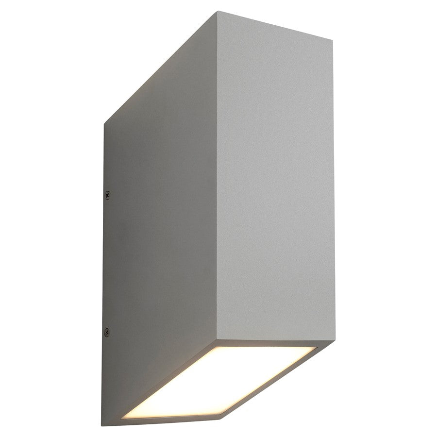 Oxygen Lighting Uno 4000K Lg Outdoor Sconce 120V, Grey