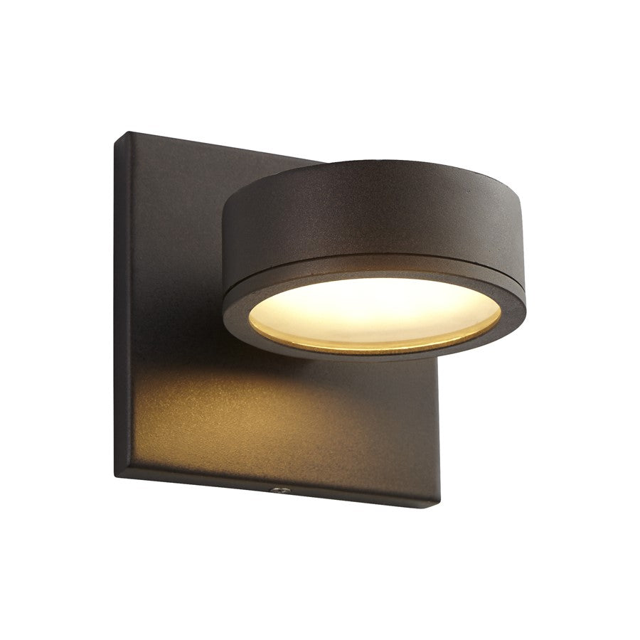 Oxygen Lighting Ceres 3500K 1Lt 120V Dim Outdoor Sconce, Oil Bronze