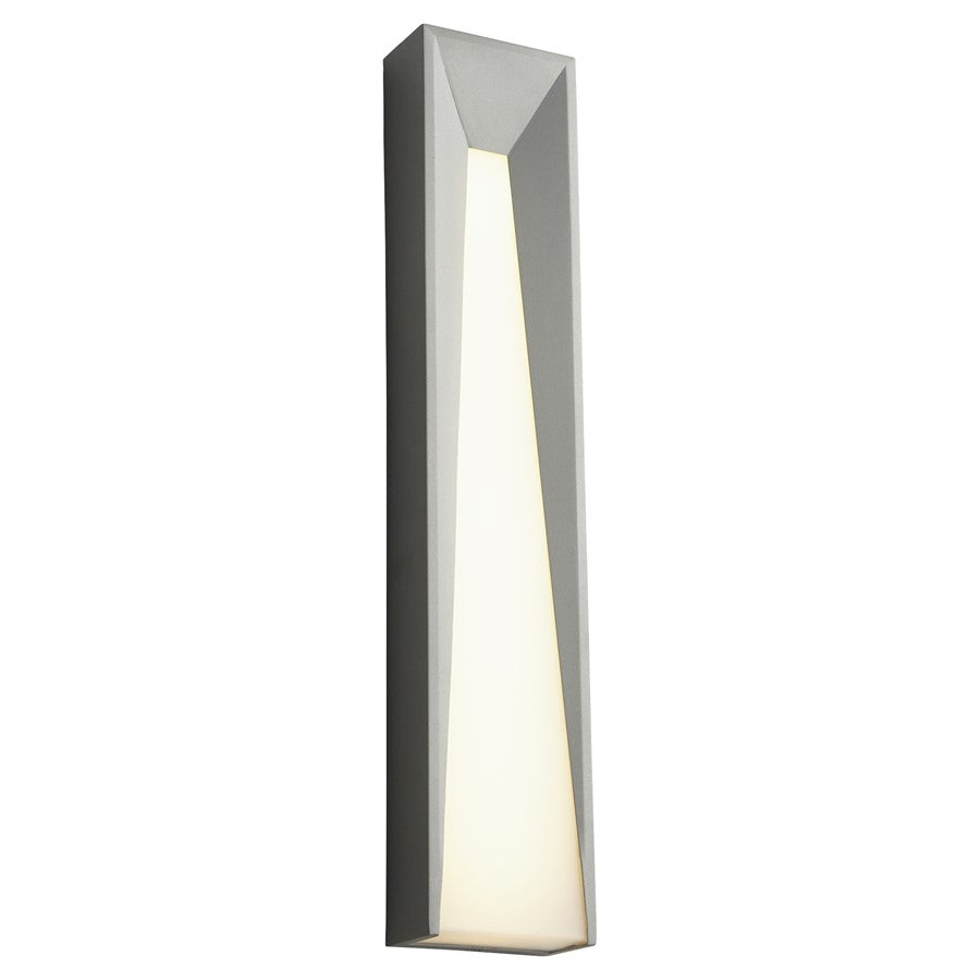 Oxygen Lighting Calypso 3500K 120V Dim Outdoor Sconce, Grey