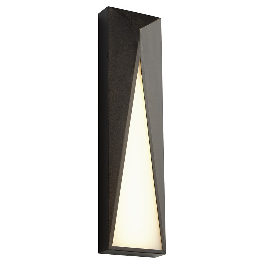 Oxygen Lighting Elif 2700K 120V Dim Outdoor Sconce, Oiled Bronze