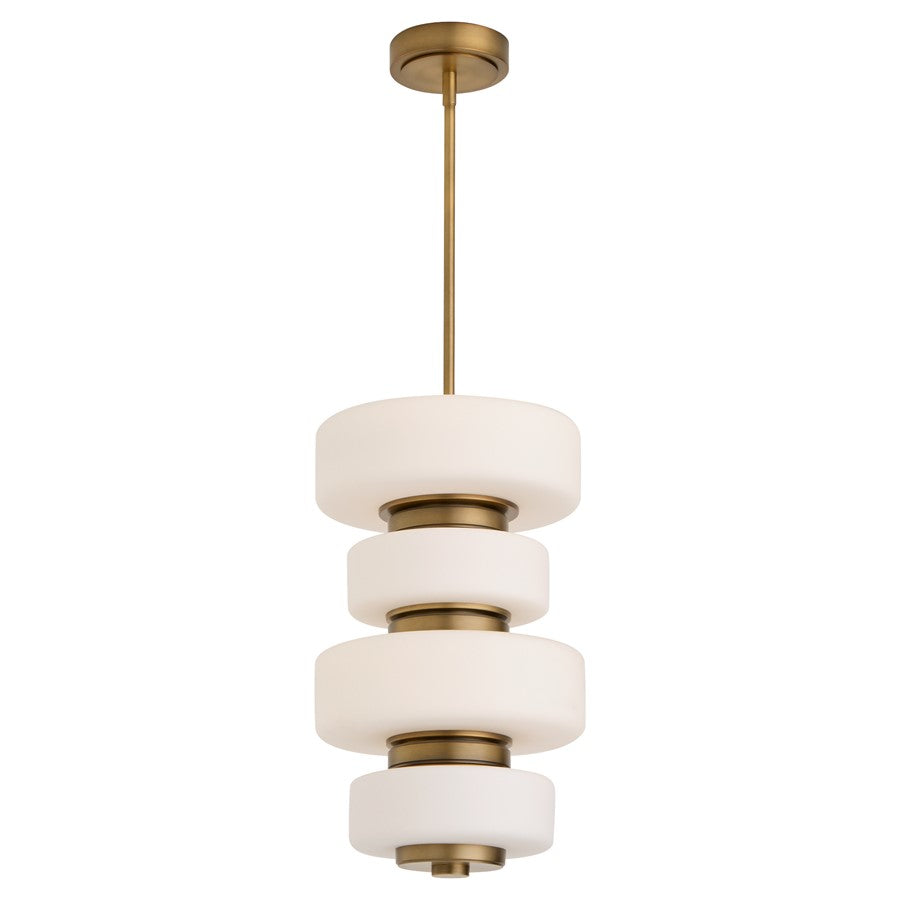 Oxygen Lighting Favo 24" 5Cct Pendant, Brushed Brass